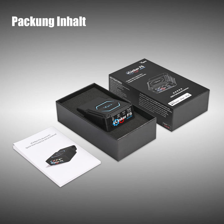 Vgate vLinker FS Bluetooth OBD2 Diagnostic Device OBD2 Bluetooth Adapter for iOS Android & Windows