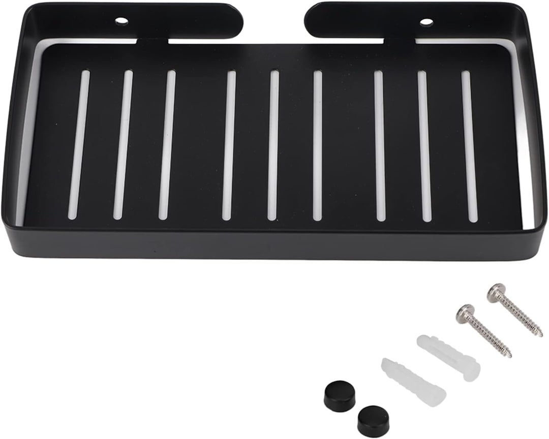 Bad-Regal-Lagerung, Wandhalterung Edelstahl Halter Abflussregal Regal, Combo Organizer Korb für Bad