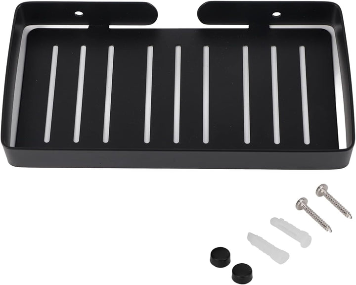 Bad-Regal-Lagerung, Wandhalterung Edelstahl Halter Abflussregal Regal, Combo Organizer Korb für Bad