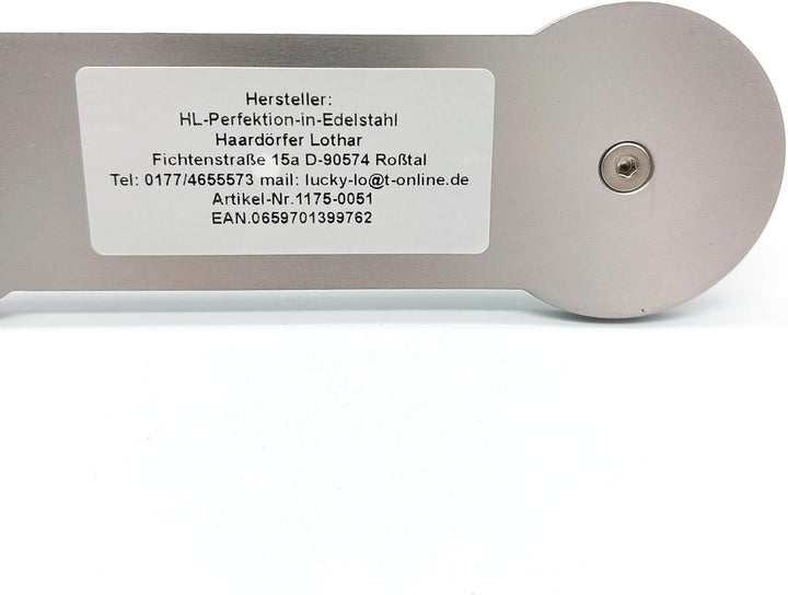 HL-Perfektion-in-Edelstahl Für KitchenAid kompatibel 3er Halterung für Flachrührer Knethaken Schneeb