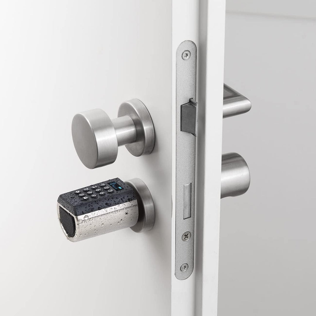 VisorTech Türzylinder: Elektronischer Tür-Schliesszylinder, Transponder, App, IP65, m Gateway (Elekt