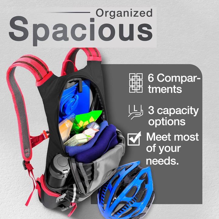 SPGOOD Fahrradrucksack 20L/25L/30L (9 Farben)-Wasserdichter Ultraleicht-für Damen & Herren Multifunk