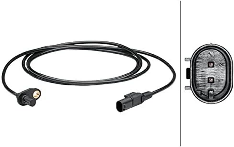 HELLA 6PU 012 679-421 Sensor, Raddrehzahl - 2-polig - hinten - Kabel: 1850mm