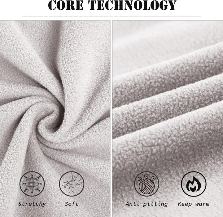 33,000ft Damen Fleece Pullover mit Halbreissverschluss Fleeceshirt Winter Warm Ski-Pullover Microfle