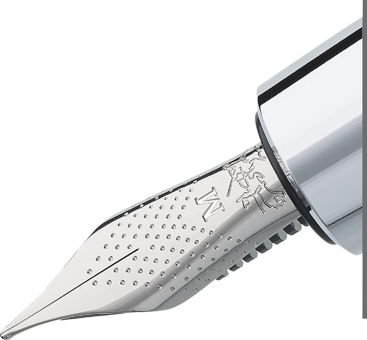 Faber-Castell 148220 - Füller e-motion Holz, schwarz, Federbreite M, inkl. Geschenkverpackung und Ko