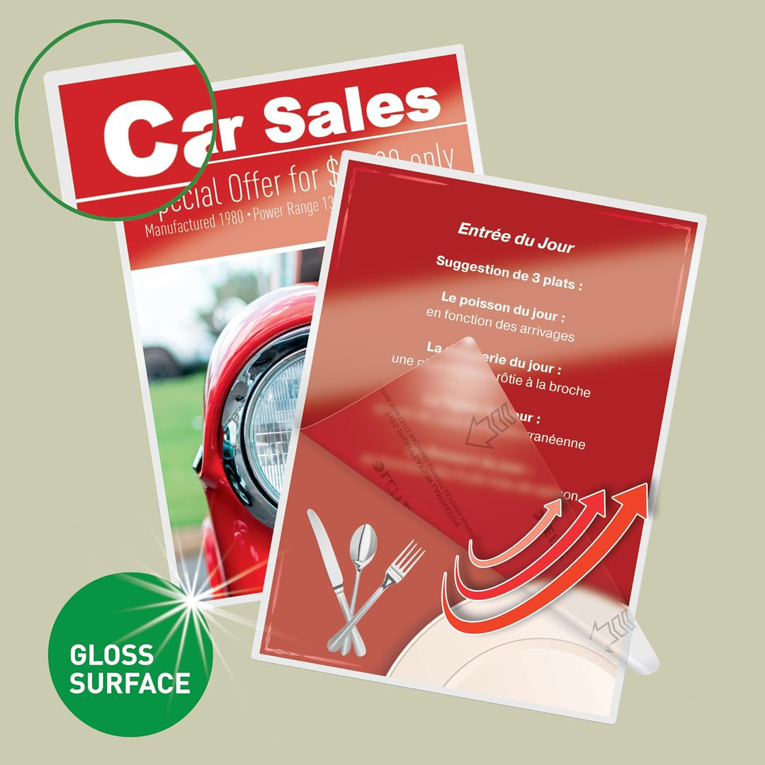 Leitz Heisslaminierfolien A4 175 mic, Laminierfolien in Premium-Qualität im 100er Pack, Glänzend, Tr