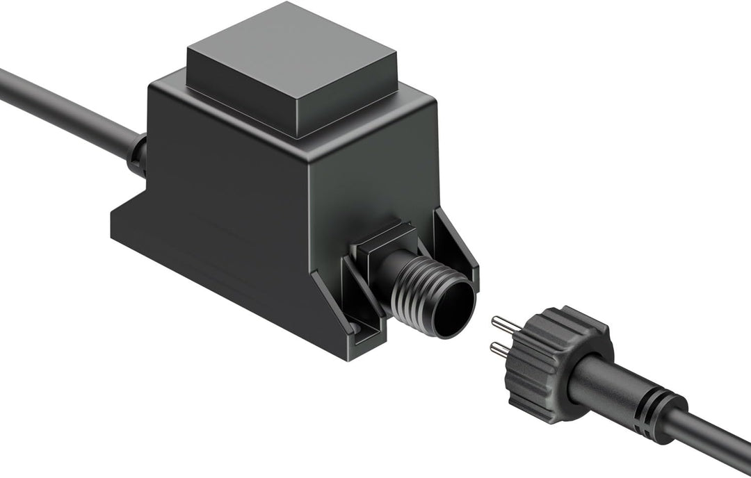 ledscom.de 10W LED Trafo-Trafo/Transformator für Stecksystem NEMO, Stecker, 12V AC, schwarz, IP65, 2