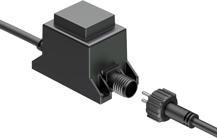 ledscom.de 10W LED Trafo-Trafo/Transformator für Stecksystem NEMO, Stecker, 12V AC, schwarz, IP65, 2