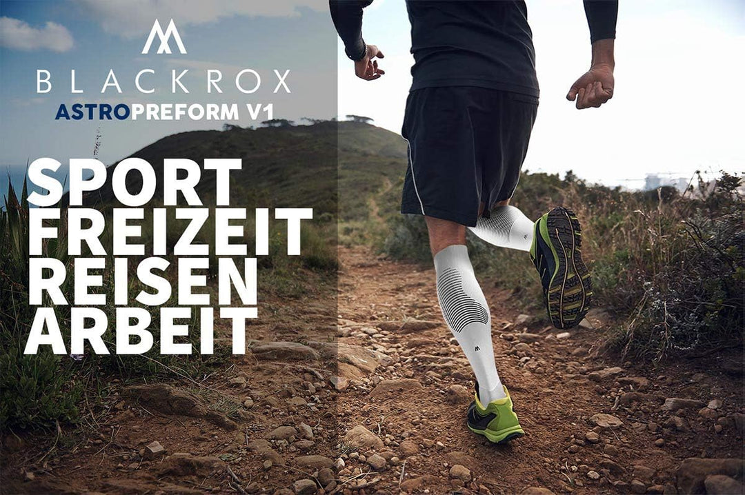 BLACKROX Kompressionsstrümpfe Sport Astropreform Kompressionssocken Vergleichssieger Sportkompressio