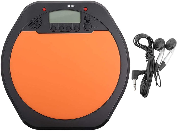 Digital Electronic Drummer Training Übungs-Drum-Pad-Metronom mit Kopfhörer-Musikinstrumentenzubehör