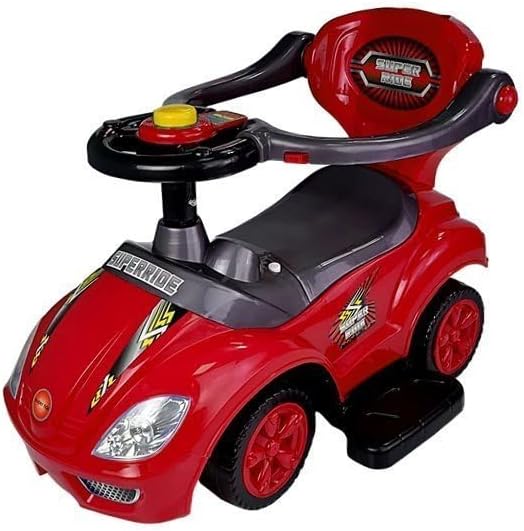 BSD Baby Spielzeugauto 381 Mega Car Deluxe Red Rot Lauflernhilfe Lauflernwagen Kinderfahrzeuge