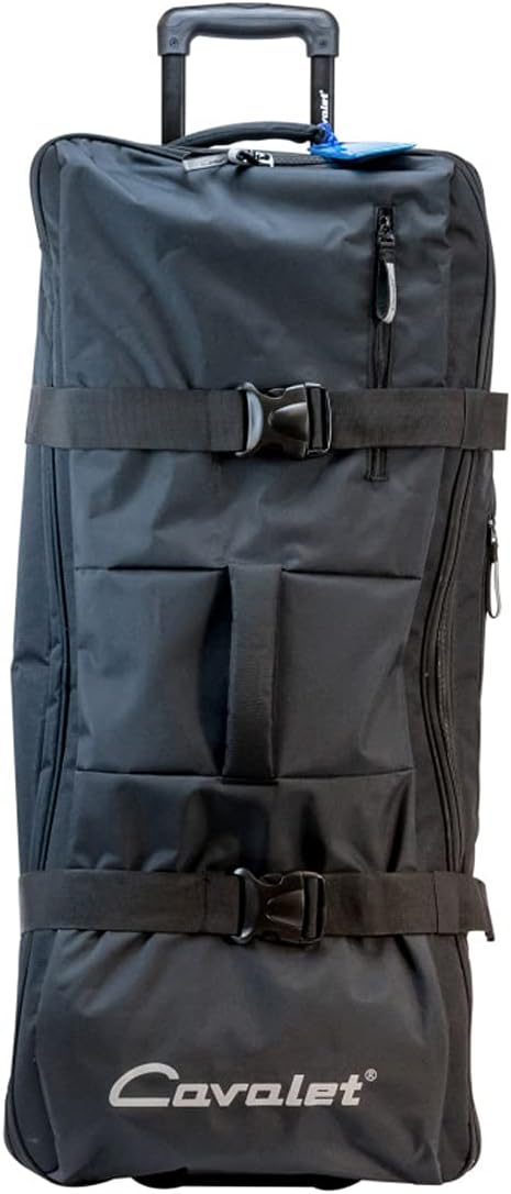 Reisetasche Trolley Rollentasche XXL 90 cm Gross 110 Li Schwarz Cavalet Bowatex