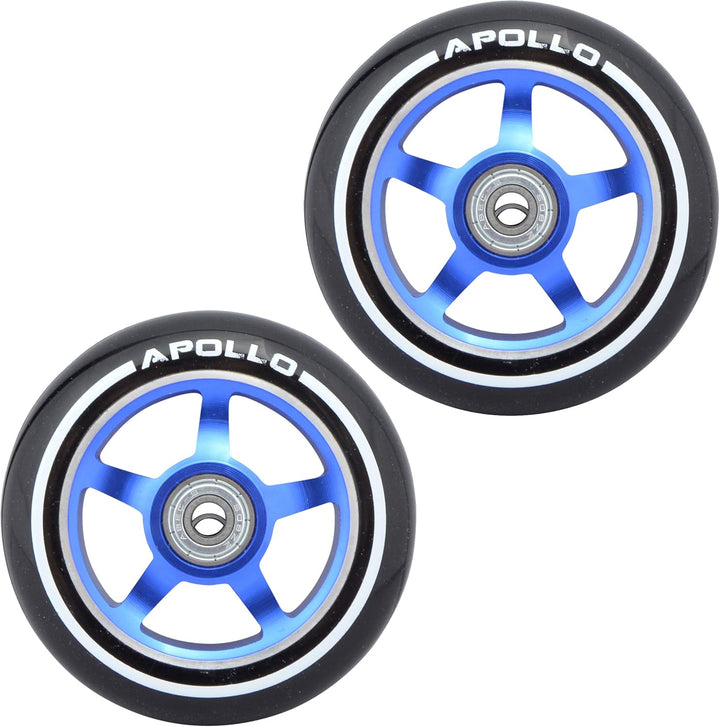 Apollo Stunt Scooter Ersatzräderset Pro Wheels - ABEC9 Kugellager, Roller Rad Ersatz-Räder passend S