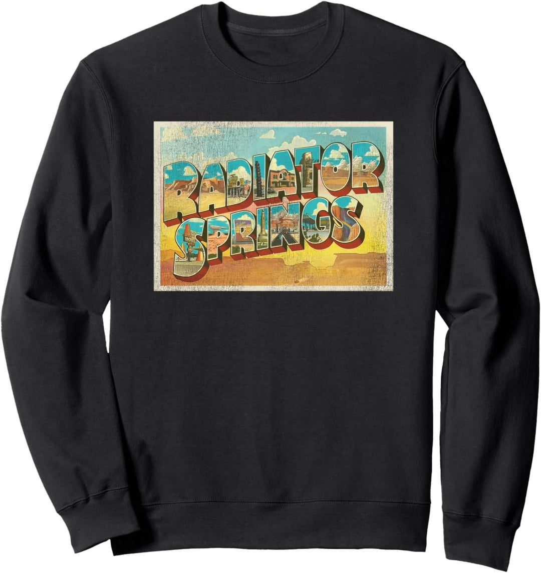 Disney PIXAR Cars Radiator Springs Postcard Sweatshirt