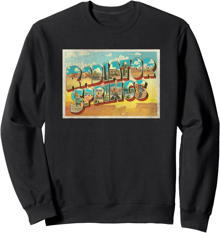 Disney PIXAR Cars Radiator Springs Postcard Sweatshirt