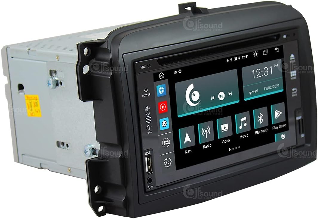 Costum fit Autoradio für FIAT 500L Old DVD Android GPS Bluetooth WiFi Dab USB Full HD Touchscreen Di