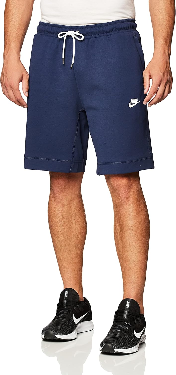 Nike Sportswear Men's Fleece Short, MIDN, Kombi((410)), Gr. L