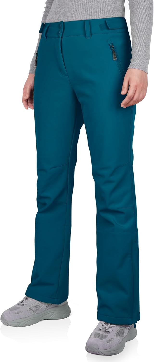 33,000ft Damen Skihose Outdoorhose Wasserdicht Winddichte Softshellhose Warme Gefütterte Trekkinghos
