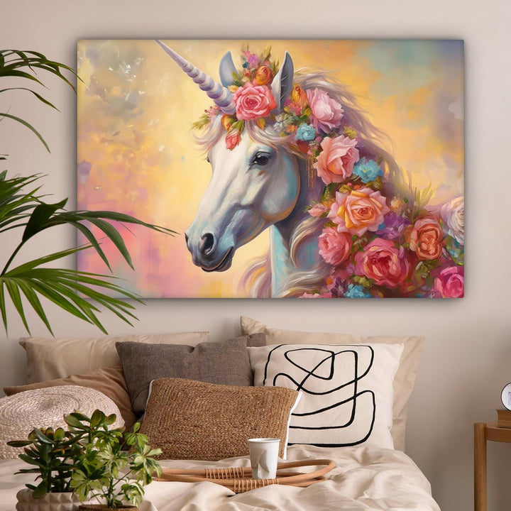 MuchoWow© Leinwandbild Gross 120x80 cm XXL Dekoration Wohnzimmer Bilder Aufhängen Wall Decoration Li