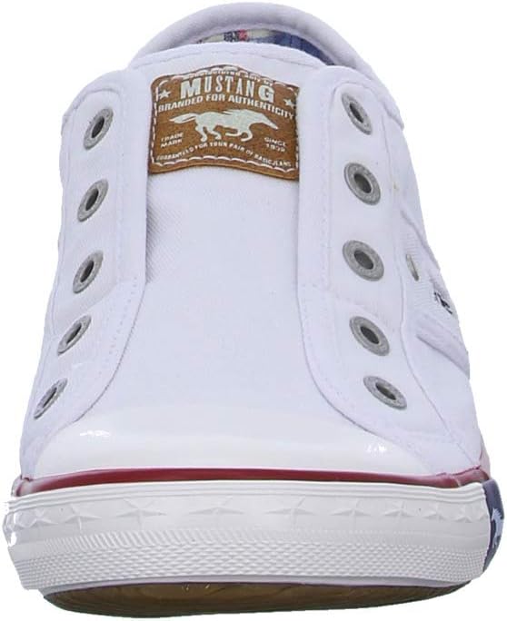 MUSTANG Herren Stiefel Sneaker 43 EU Weiss, 43 EU Weiß