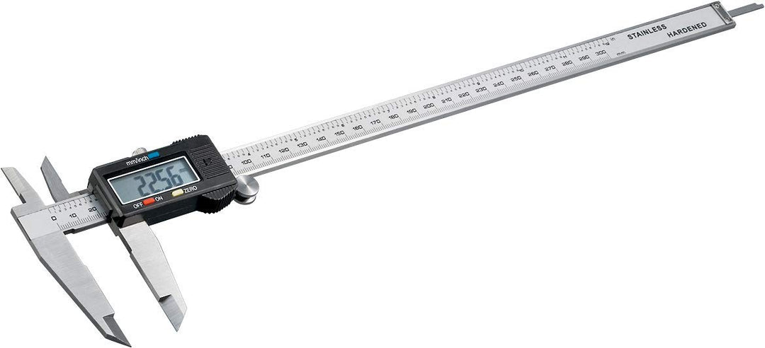Goobay 77139 Messschieber digital 0 - 300 mm / Elektrische Schieblehre digital 12 Zoll / Für Tiefen-