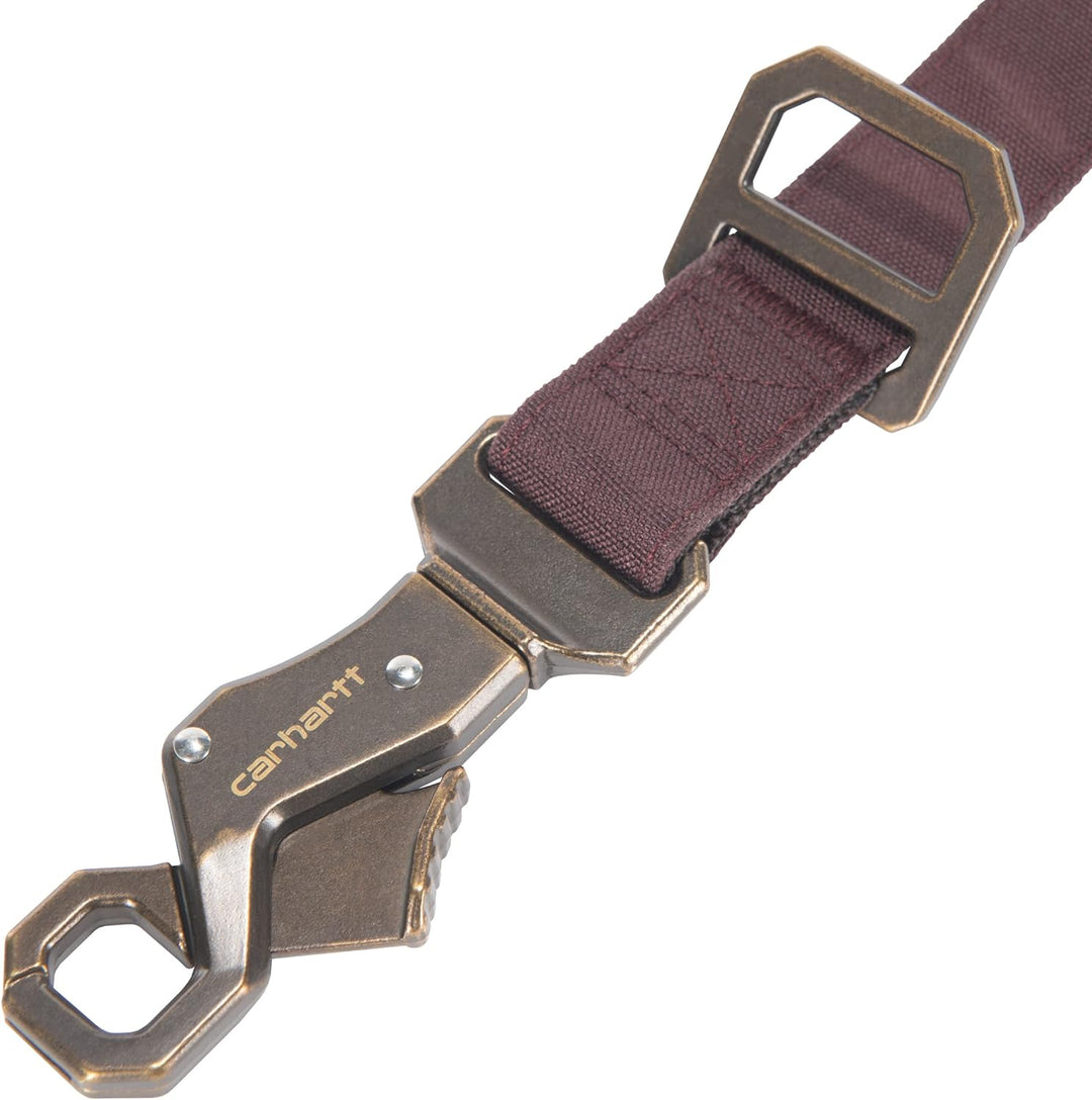 Carhartt Nylon Duck Dog Leash, Deep Wine, Large Braun Large, Braun Large