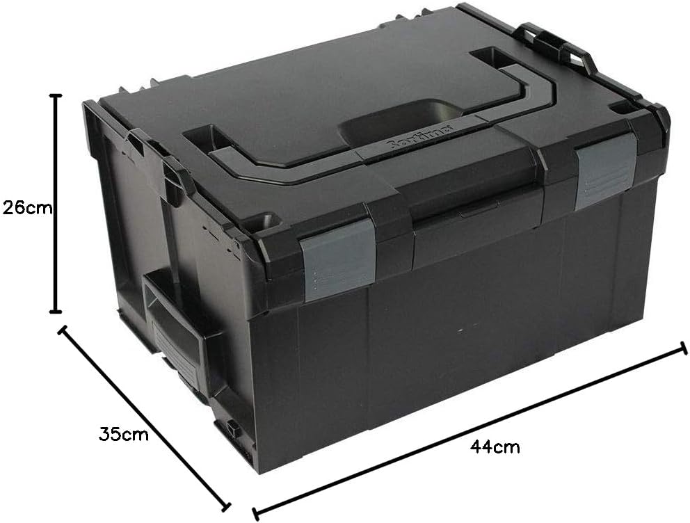Sortimo L-BOXX 238 6100000307 Werkzeugkasten unbestückt ABS Schwarz (L x B x H) 442 x 357 x 253mm