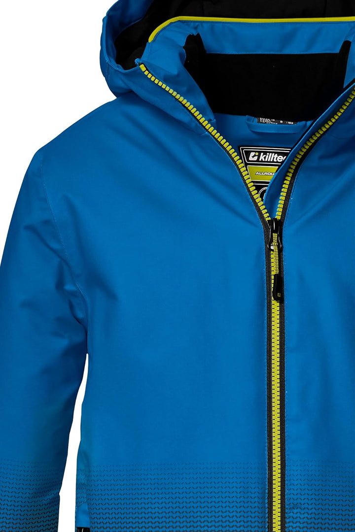 Killtec Jungen Ksw 177 Bys Ski Jckt Skijacke ist wasserdicht/Funktionsjacke mit Kapuze und Schneefan