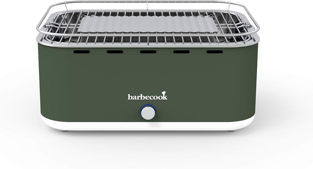 Barbecook Rauchfreier Holzkohlegrill Tischgrill mit Tragetasche geeignet für Balkon als Outdoor Camp
