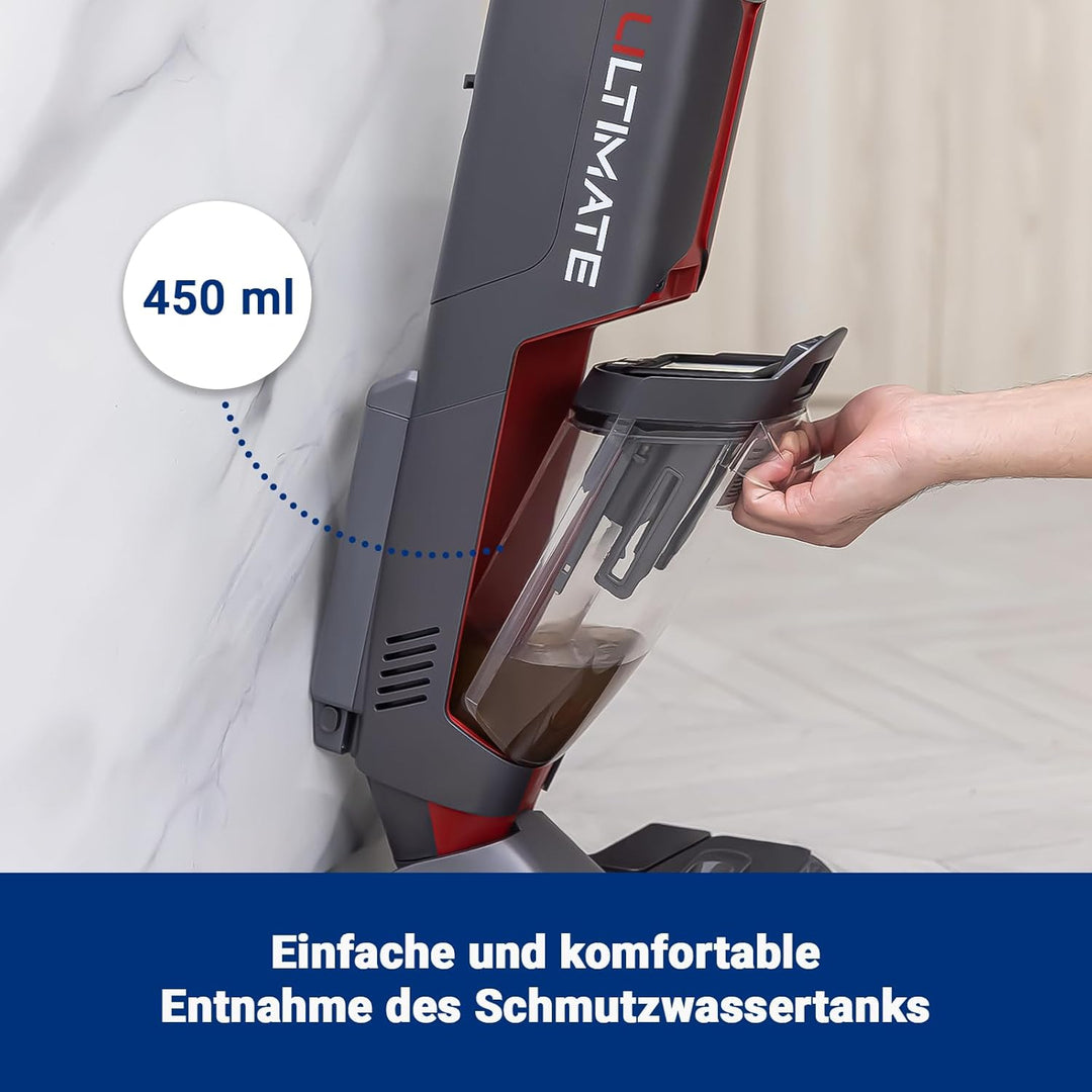 Atvel F16 Ultimate Smart kabelloser, Leichter Nass-Trocken-Staubsauger mit Dual-Tank Design und Mopp
