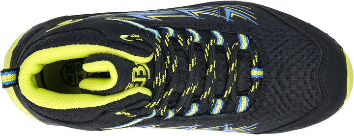 Brütting Unisex Kinder Chesna High Cross-Laufschuhe 32 EU Schwarz Blau Lemon, 32 EU Schwarz Blau Lem