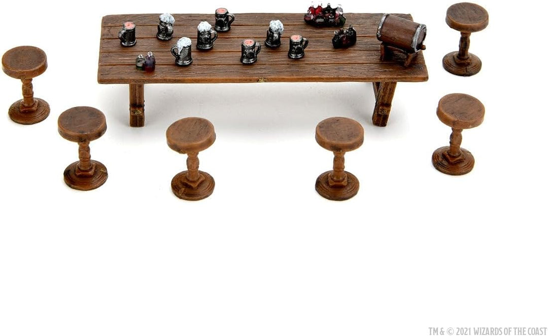 WizKids/NECA WZK96044 Accessories Bett und Flaschen, Bett und Flaschen