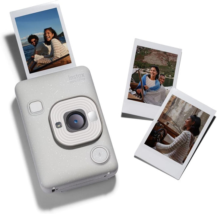 INSTAX Mini LiPlay 2 Digital Hybrid Camera Misty White, Misty White