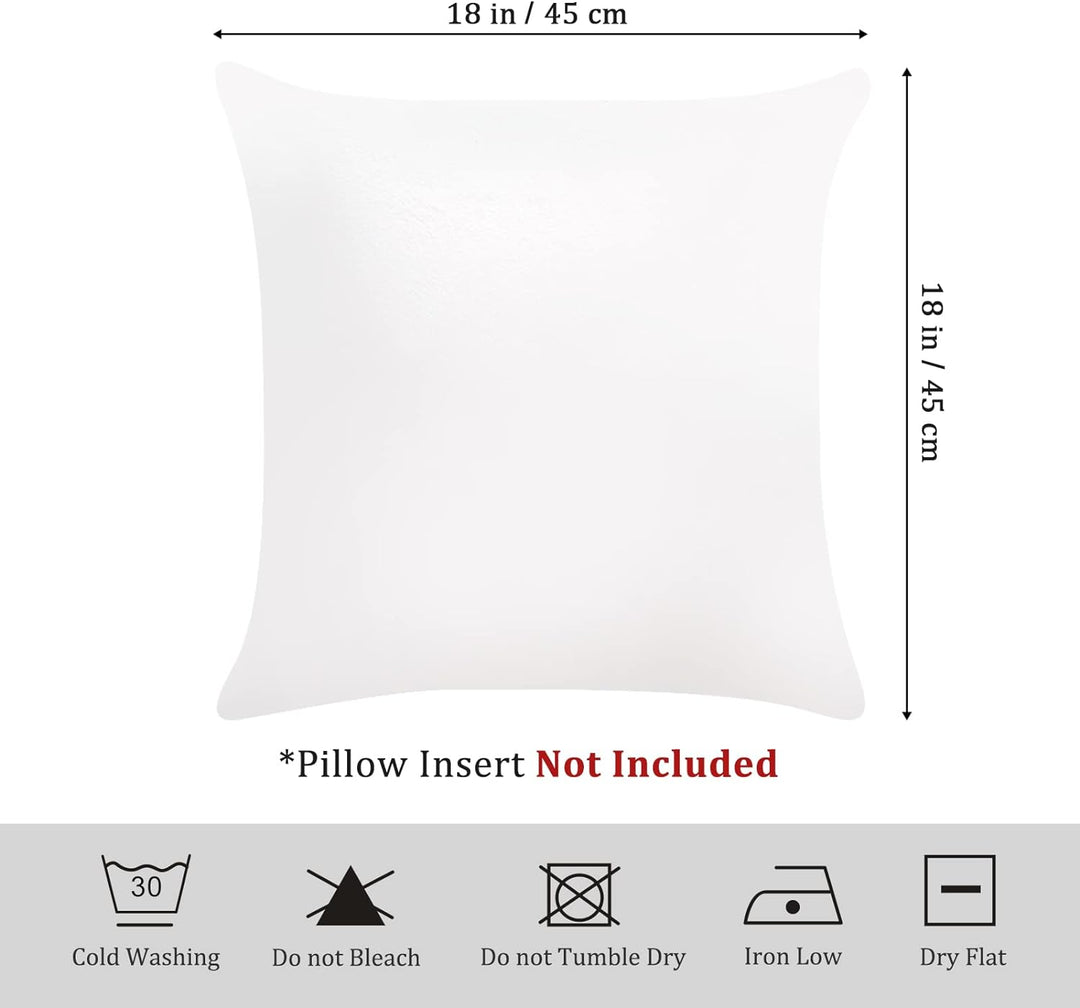 Bonhause 4er Set Kissenbezüge Marmor Grau 45 x 45 cm Doppelseitig Schwarz Gold Abstrakte Kunst Samt