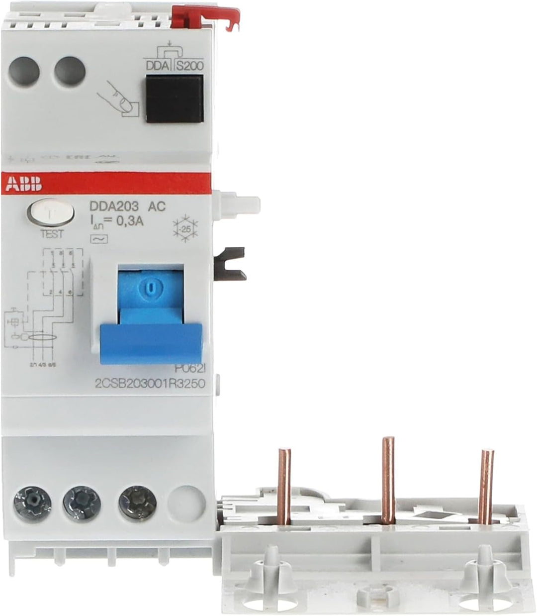 abb-entrelec dda200ac – Block/Adapter/A DIFFERENTIAL Blockade dda203ac-25/0,03