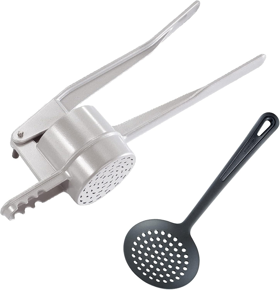 Westmark Spätzle-Set, 2tlg., 1 Spätzle-/Kartoffelpresse mit traditioneller Lochung, Spätzlechef + 1