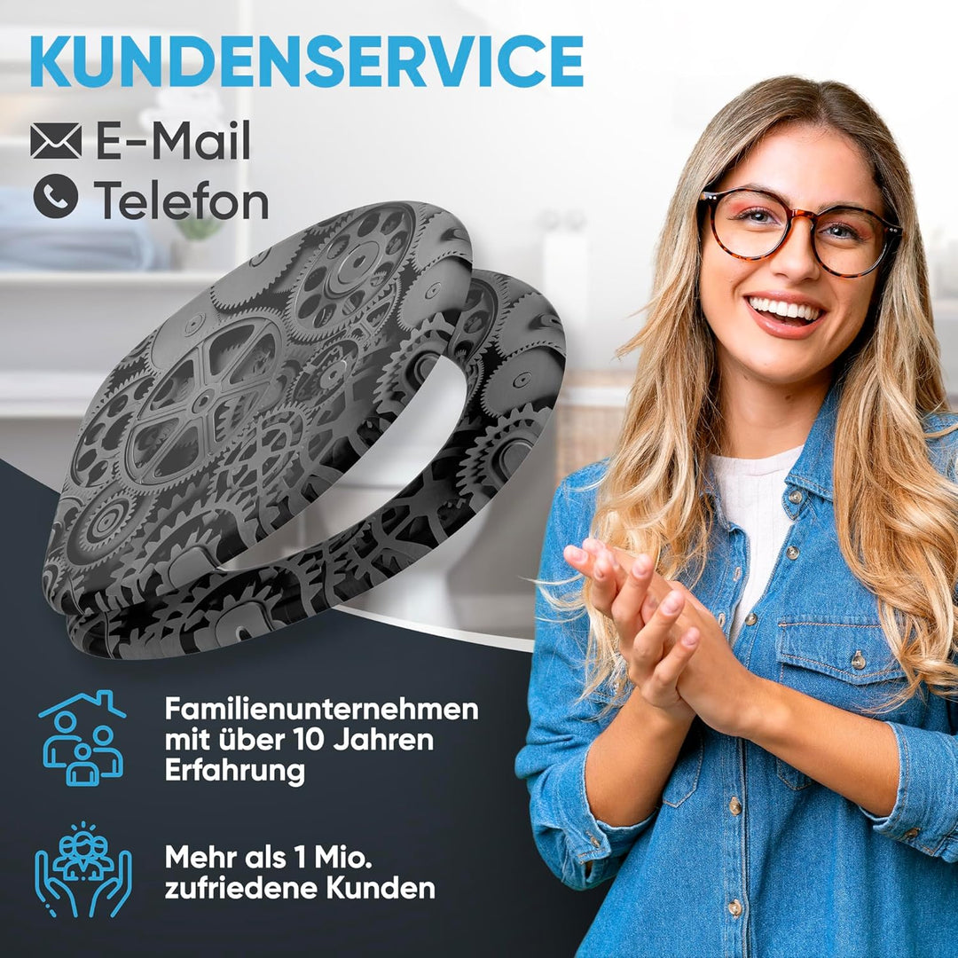 Sanilo WC Sitz mit Absenkautomatik, viele neue Toilettendeckel zur Auswahl, hochwertige Oberfläche,