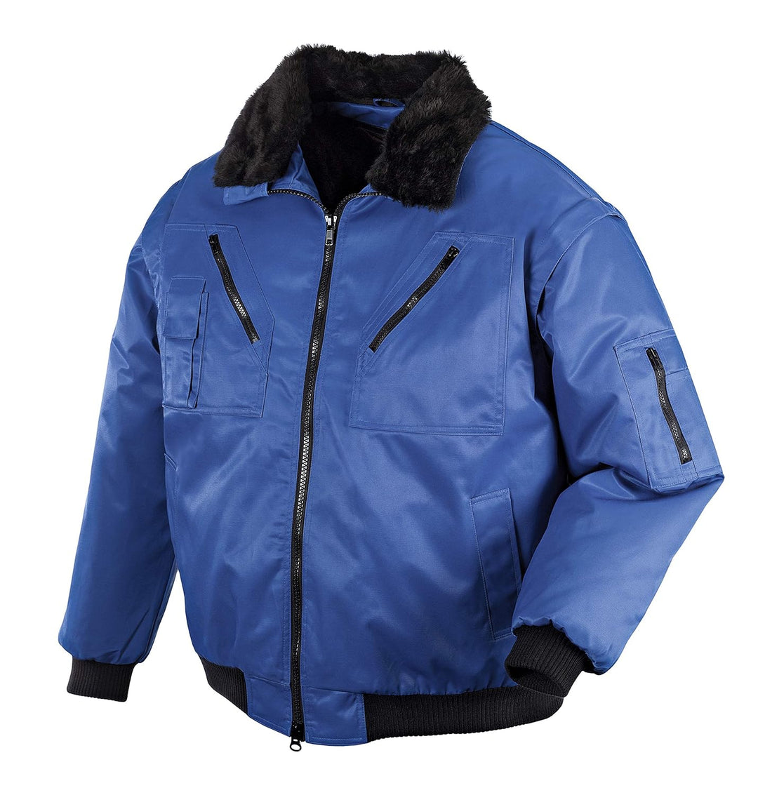 teXXor Piloten Oslo Arbeitsjacke mit abnehmbaren Ärmeln, 3XL, blau, 4171 3XL Blau, 3XL Blau