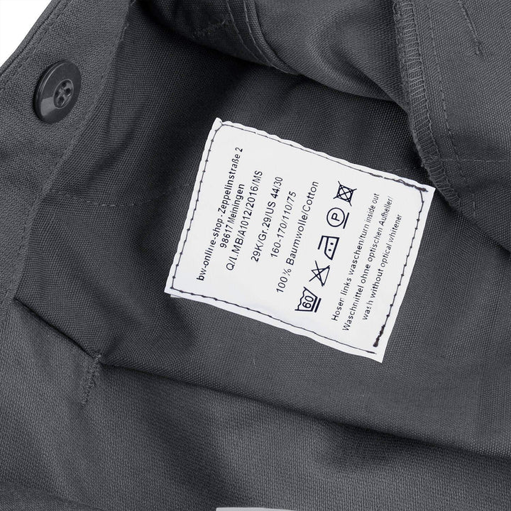 bw-online-shop Bundeswehr Moleskinhose BW Feldhose Original 23 Grau, 23 Grau