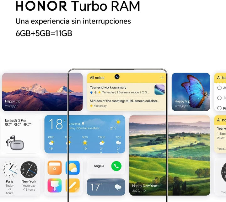 HONOR 5109AMAA Magic5 Lite 5G 6GB/128GB Schwarz (Midnight Black) Dual SIM, Magic5 Lite 5G 6+128