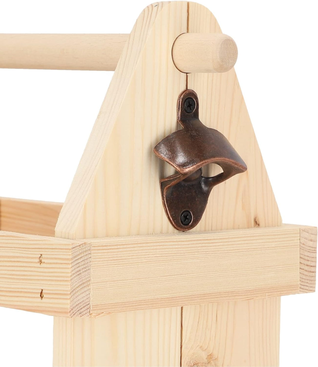 KOTARBAU Bierflaschenträger mit Flaschenöffner Bier-Sixpack-Träger Männerhandtasche Fussballabend Gr