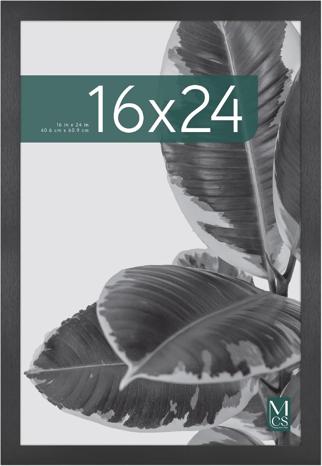 MCS Studio Galerierahmen Rahmen, Schwarz Holz-Optik, 16 x 24 in Schwarz Holz-optik 16 x 24 in Einzel