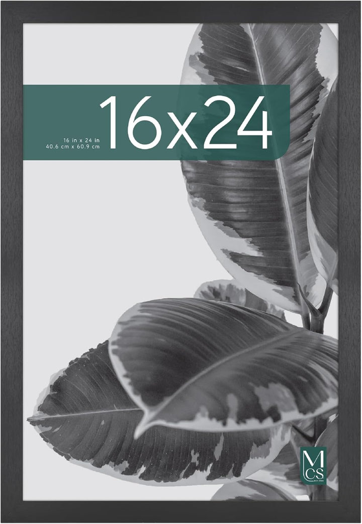 MCS Studio Galerierahmen Rahmen, Schwarz Holz-Optik, 16 x 24 in Schwarz Holz-optik 16 x 24 in Einzel