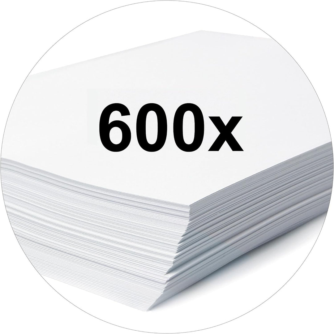 Original DINOR Ordner-Wolkenmarmor-Recycling - Made in Germany. 10er Pack 8 cm breit DIN A4 schwarz