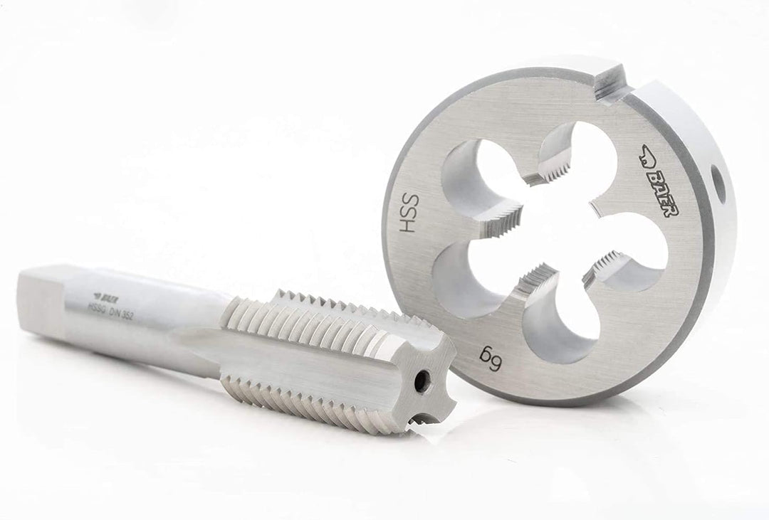 Gewindeschneider Set | Gewindebohrer plus Schneideisen | Gewindeschneid-Set ab MF 4 bis MF 12 | Auss