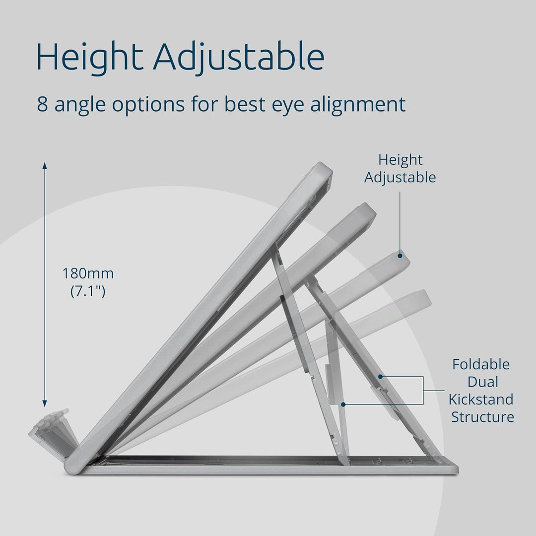 Kensington SmartFit Easy Riser Go 17 Zoll Laptop Ständer, Höhenverstellbar & tragbar, Ideal für Note