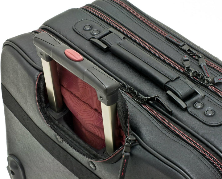 Bowatex Pilotenkoffer Trolley Aktenkoffer Akten Laptop Tasche 46 cm Schwarz