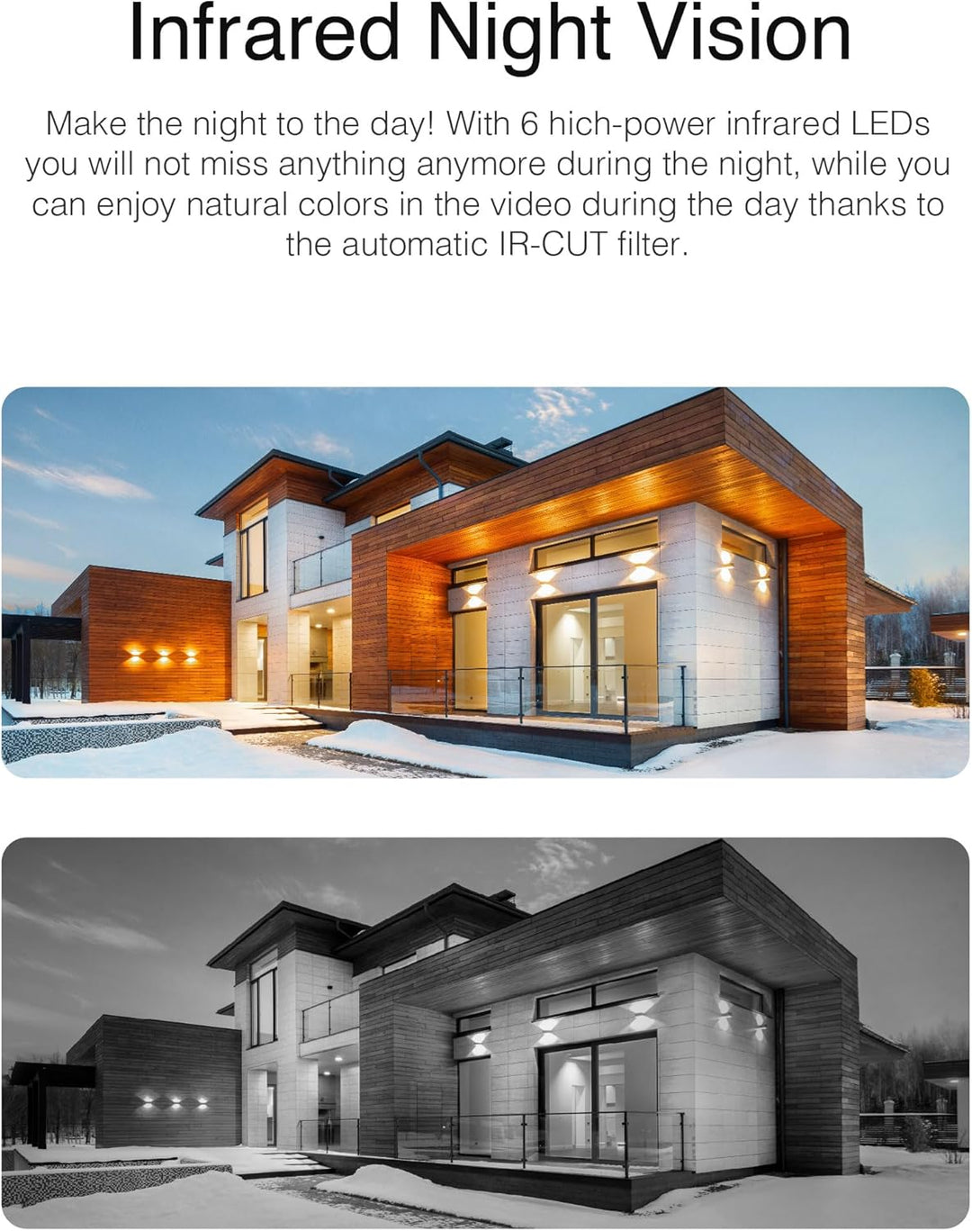 INSTAR IN-9420 2K+ Weiss - LAN/PoE/WLAN Überwachungskamera mit KI (AI) - IP Kamera - PIR - Steuerbar