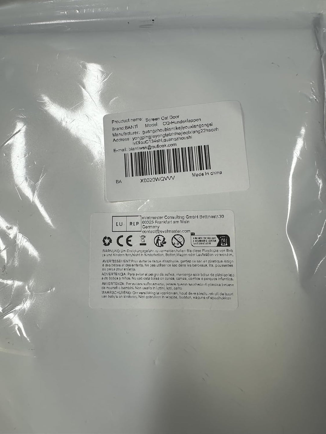 Katzenklappe Hundeklappe für Innentür Aussentür Türen Fenster Fliegengitter Hundeklappen mit Magnet