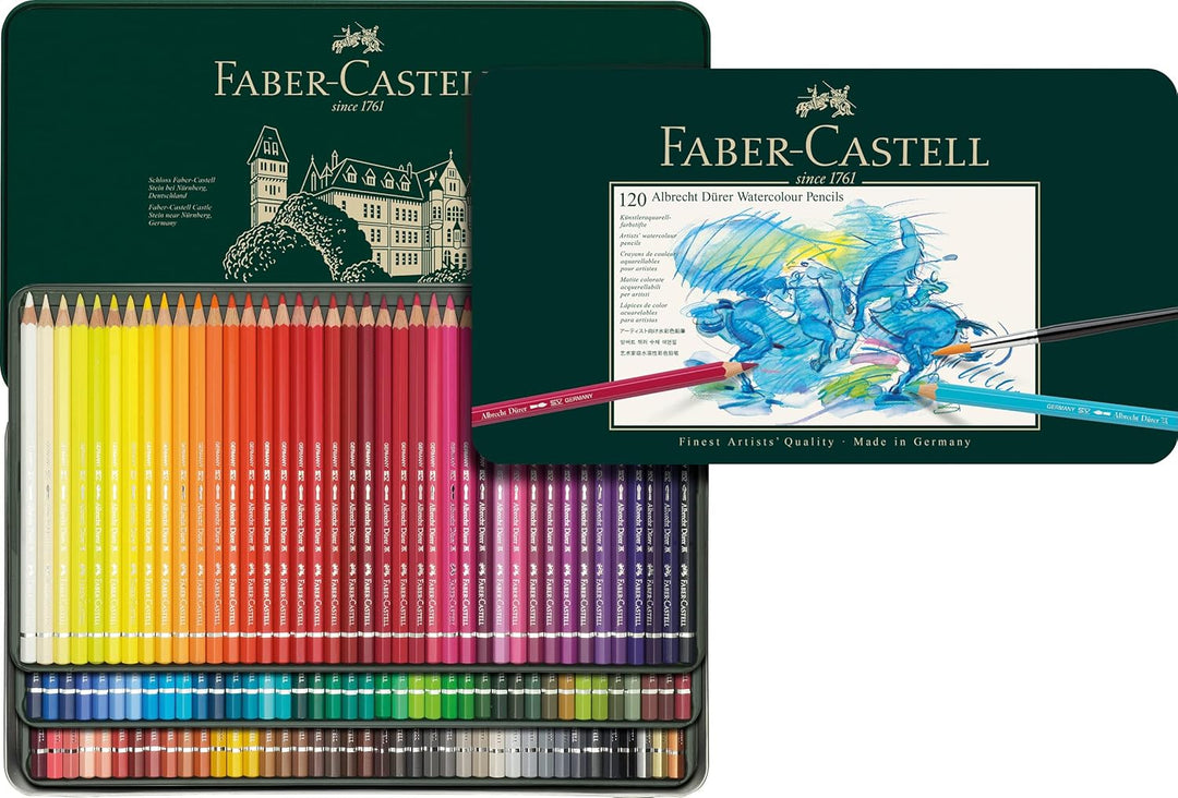 FABER-CASTELL 117511 - Aquarellstift Albrecht Dürer, 120er Metalletui 120er Metalletui - Single, 120